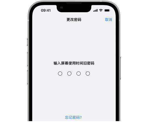 安仁iPhone屏幕维修分享iPhone屏幕使用时间密码忘记了怎么办 