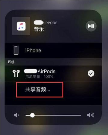 安仁苹果14音频维修点分享iPhone14音频共享设置方法 