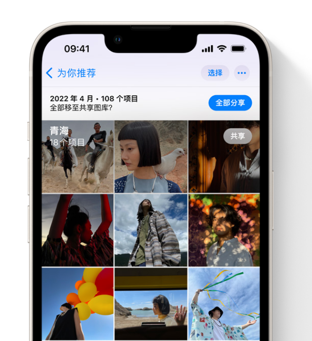 安仁苹果维修网点分享在 iPhone 上使用共享图库 