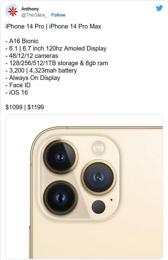 安仁苹果14维修分享iPhone 14全系涨价 